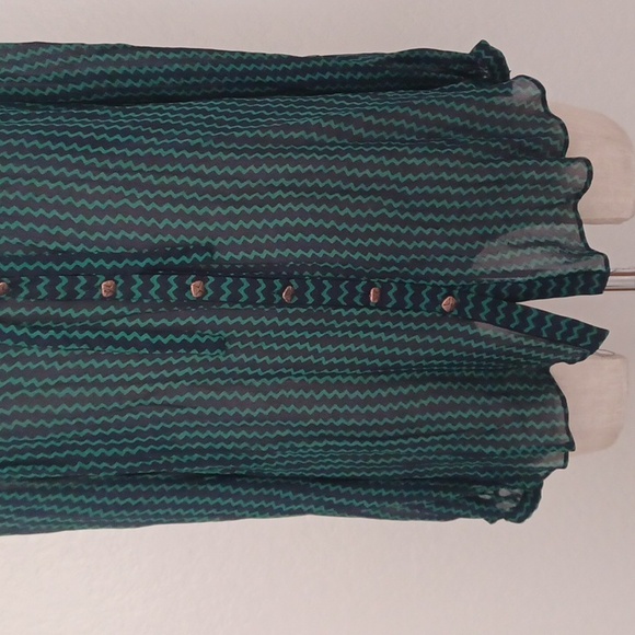 Anthropologie Maeve Button Down Blouse Size Large - Picture 3 of 9